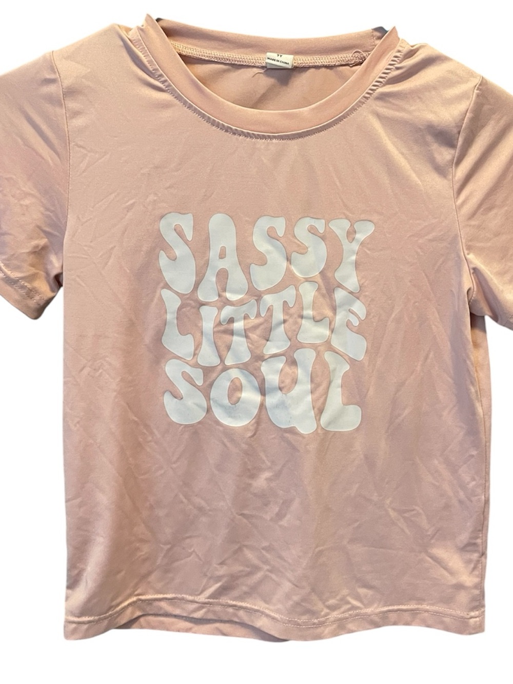 Pink 'Sassy Little Soul' Graphic Tee